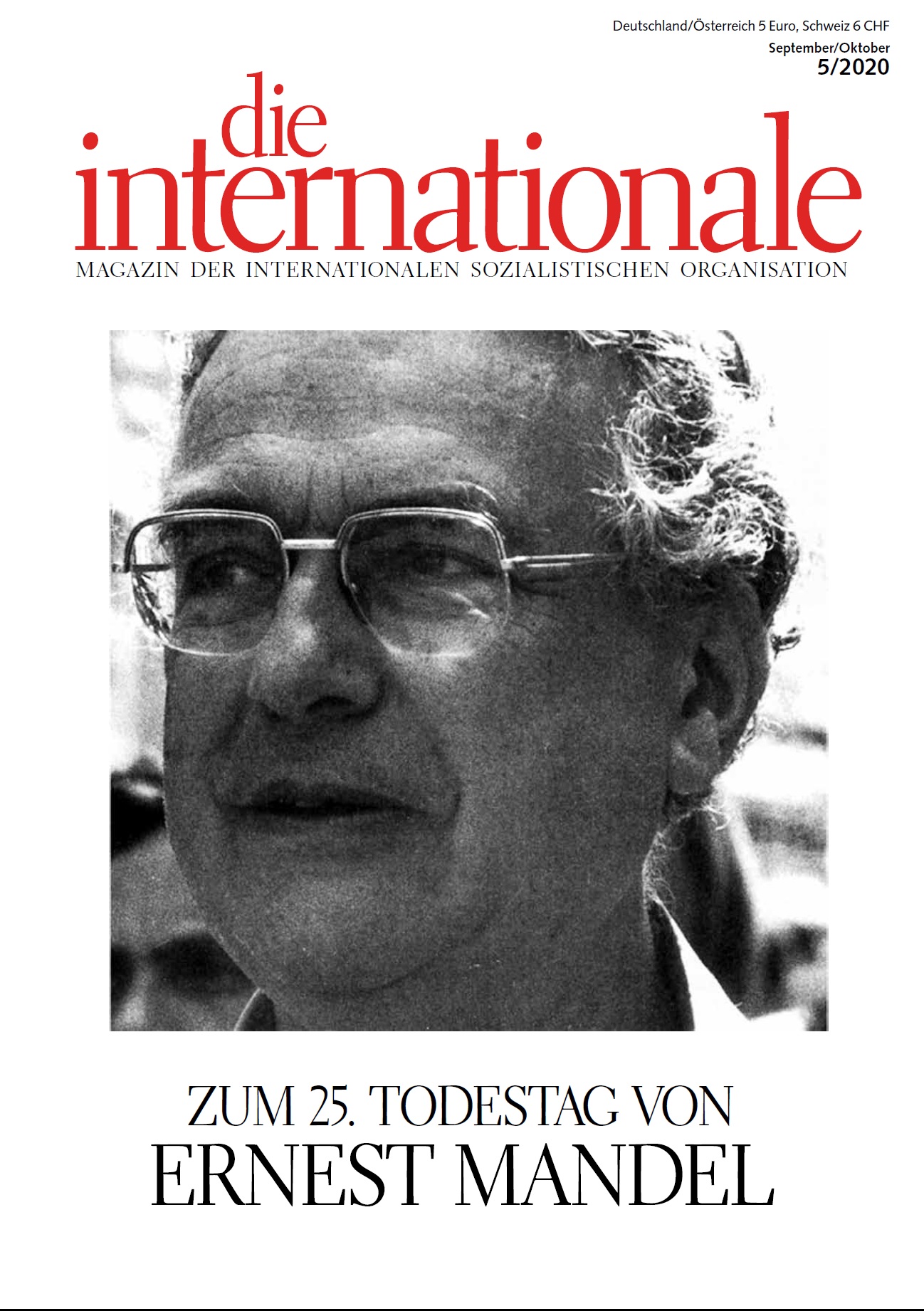 die internationale - Titelseite