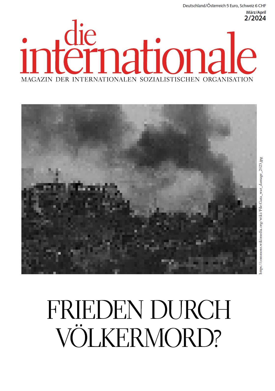 die internationale - Titelseite